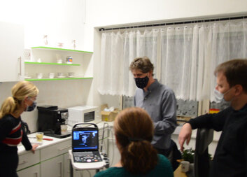 Ultrazvuk v Domácím hospici Andělů strážných