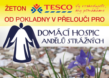 Váš hlas v prodejně TESCO pomůže Domácímu hospici