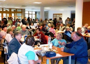 Setkání klientů v Moravanech (ve znamení rytmu samby i lidových písní)