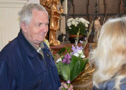 Přednáška o historii poutního místa pana kostelníka Františka Jiráska zakončovala bohatý program poutě