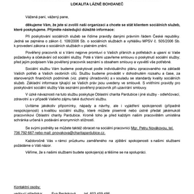 Informace pro klienty