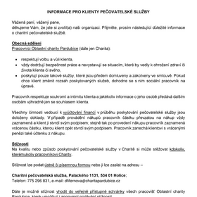 Informace pro klienty