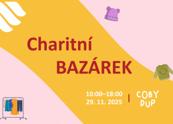 Srdečně Vás zveme na Charitní BAZÁREK!