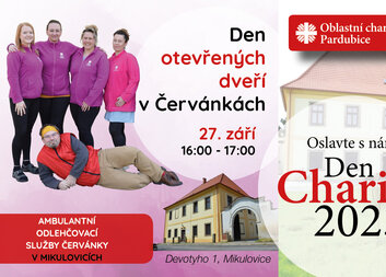 Den otevřených dveří v Ambulantních odlehčovacích službách Červánky v Mikulovicích