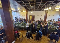 Výroba adventních věnců Dům kultury Dukla a Kooperativa