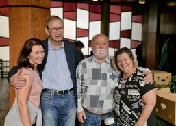 hospicové sestry s dobrovolníky