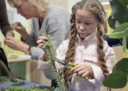 Výroba věnců KONEP Dětské centrum Veská