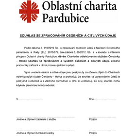 Souhlas se zpracováním osobních a citlivých údajů