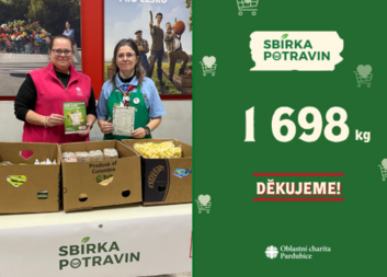 Sbírka potravin – více než 1,5 tuny dobra!
