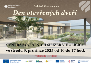 Den otevřených dveří nového Centra sociálních služeb v Holicích