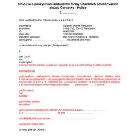Modelová smlouva 