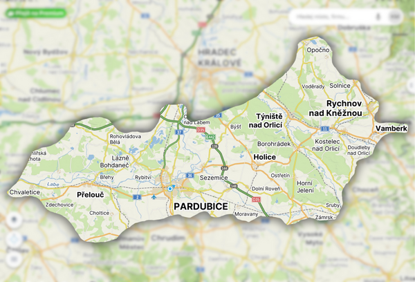  Působnost Domácího hospice Andělů strážných