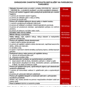 Úhradovník - Pardubice
