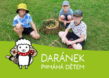 Daránek pomáhá dětem v nouzi, aby měly start do života příznivější